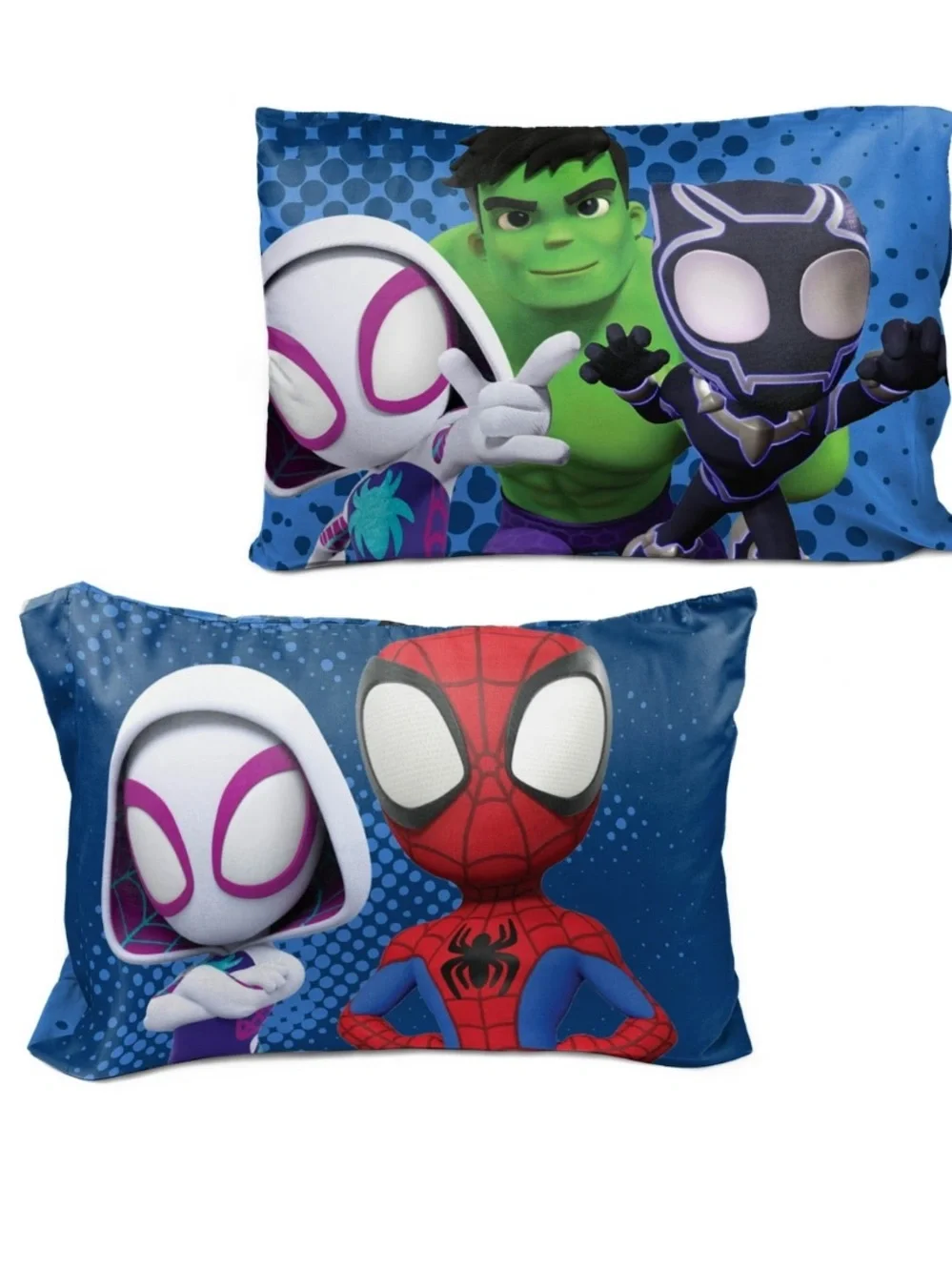 Spider-Man Spidey and His Amazing Friends 4-Piece Blue Marvel Bedding Sets, Full
